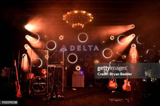 Delta Air Lines, the Official Airline Partner of the GRAMMY Awards® and Supporter of First-Time Nominees hosted a private performance with Julia...