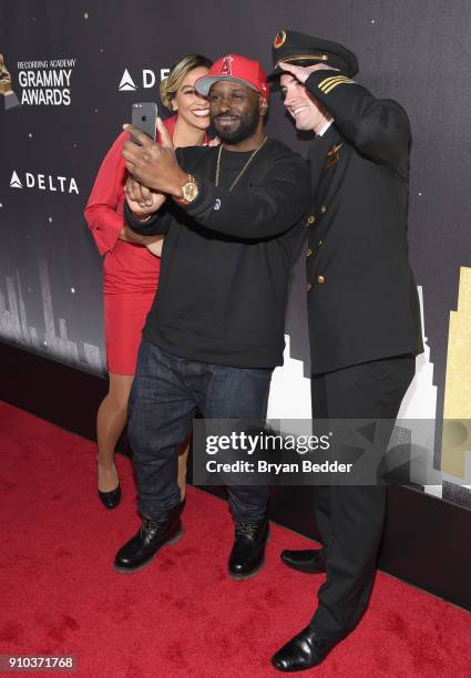 Funk FLex attends Delta Air Lines, the Official Airline Partner of the GRAMMY Awards® and Supporter of First-Time Nominees hosted a private...