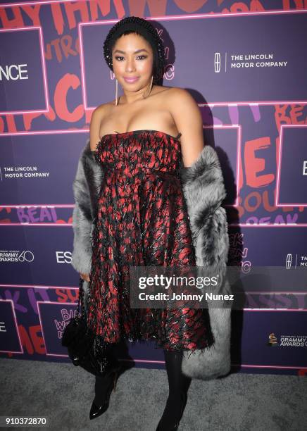 Alicia Quarles attends the Essence 9th annual Black Women in Music at Highline Ballroom on January 25, 2018 in New York City.