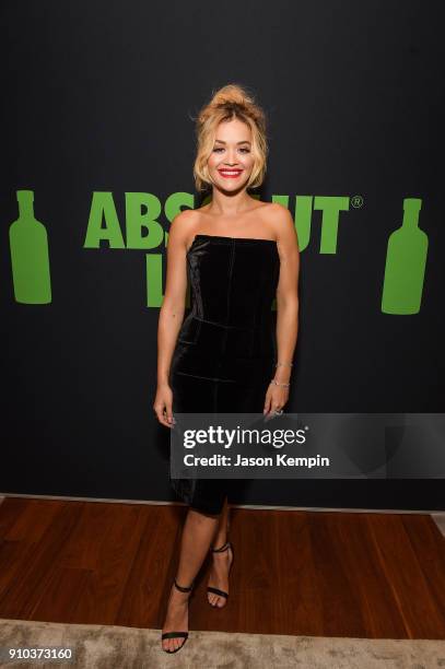 Rita Ora joins Absolut Lime to kick-off Grammy Awards weekend with the first live performance of her new song, "Proud" at the Absolut Open Mic...