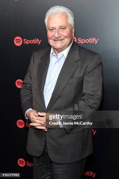 Sony/ATV Martin Bandier attends "Spotify's Best New Artist Party" at Skylight Clarkson on January 25, 2018 in New York City.
