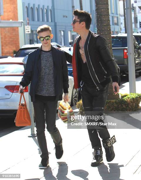 Justin Jedlica is seen on January 25, 2018 in Los Angeles, CA.