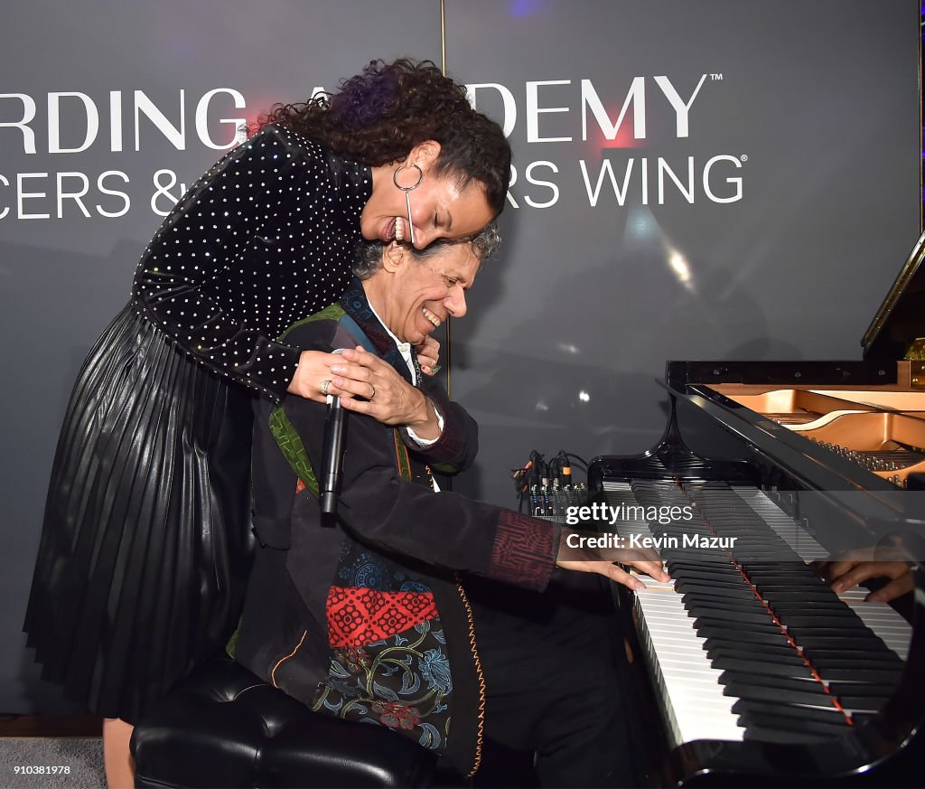 Alicia Keys And Chick Corea Perform Onstage During The Producers And alicia-keys-and-chick-corea-perform-onstage-during-the-producers-and