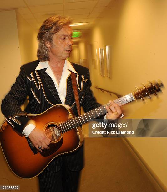 Singers/Songwriters Jim Lauderdale poses for a portrait backstage during the second annual ACM Honors at Schermerhorn Symphony Center on September...