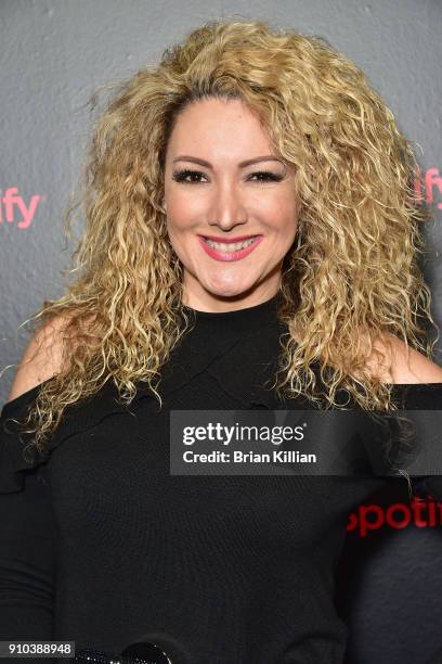 Singer Erika Ender attends the 2018 Spotify Best New Artists Party held at Skylight Clarkson Sq on January 25, 2018 in New York City.