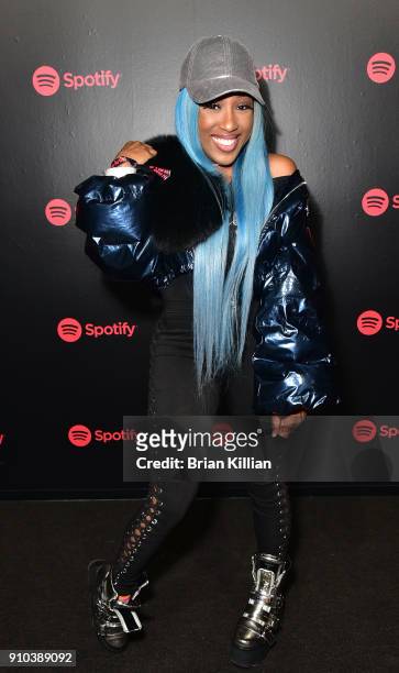 Brittney Taylor attends the 2018 Spotify Best New Artists Party held at Skylight Clarkson Sq on January 25, 2018 in New York City.