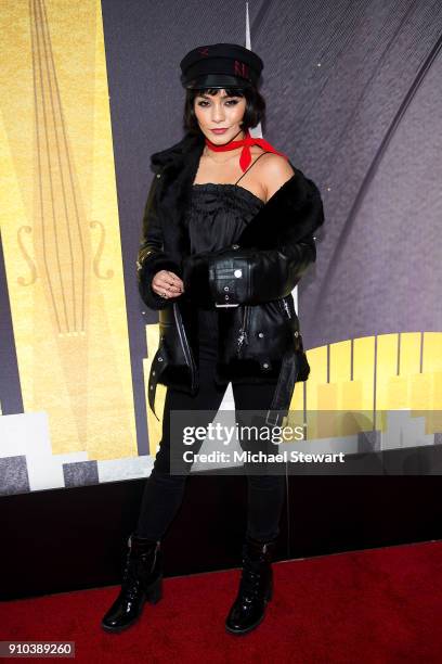 Vanessa Hudgens attends the 2018 Delta Air Lines Grammy weekend celebration at The Bowery Hotel on January 25, 2018 in New York City.