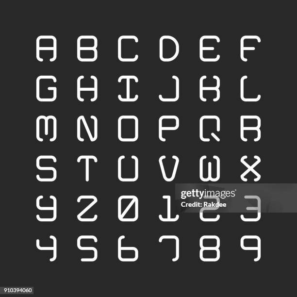 Regular Abc Regular Alphabet Typography Series High-Res Vector Graphic - Getty Images