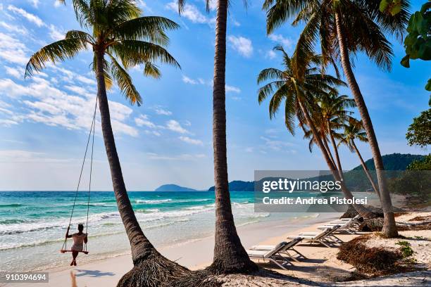 bai bien sao beach, phu quoc island, vietnam - insel phu quoc stock-fotos und bilder