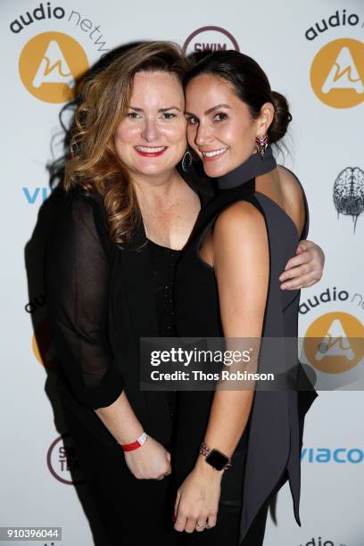 Of Audio Networks Mary-Liz McDonald and Amber Milt attend Audio Network Grammy Nominee Party on January 25, 2018 in New York City.