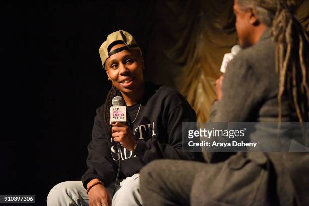 Lena Waithe attends the Film Independent at LACMA presents "The Chi" screening and Q&A at LACMA on January 25, 2018 in Los Angeles, California.