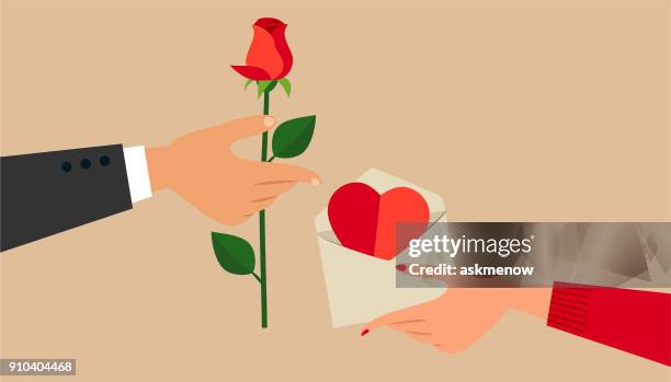 ilustraciones, imágenes clip art, dibujos animados e iconos de stock de día de san valentín - amor sentimiento
