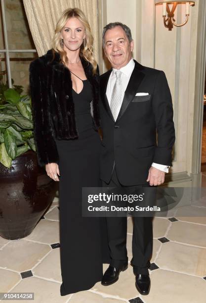 Kelly Noonan Gores and Alec Gores attend Learning Lab Ventures Gala in Partnership with NET-A-PORTER on January 25, 2018 in Beverly Hills, California.