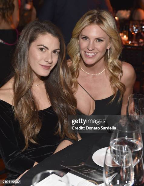 Lauren Gores Ireland and Kelly Noonan Gores attend Learning Lab Ventures Gala in Partnership with NET-A-PORTER on January 25, 2018 in Beverly Hills,...