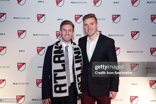 Jon Gallagher was taken with the 14th overall pick by Atlanta United FC with Atlanta's pick from the 2017 SuperDraft Julian Gressel during the MLS...