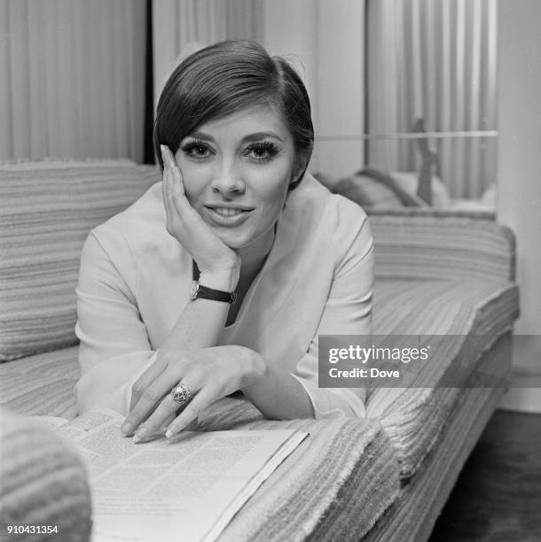 Canadian actress and author Beverly Adams, UK, 8th January 1968.