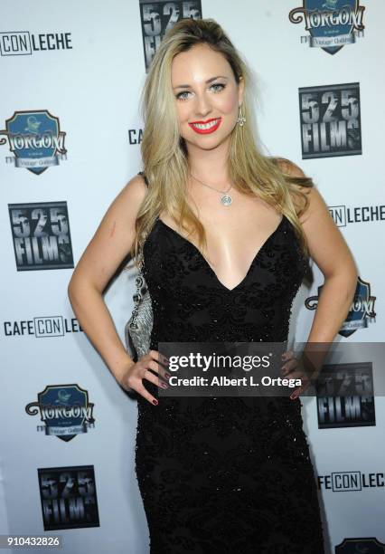 Actress Galassia Grassetto arrives for the Premiere Of "Cafe Con Leche" held at ArcLight Cinemas on January 25, 2018 in Hollywood, California.