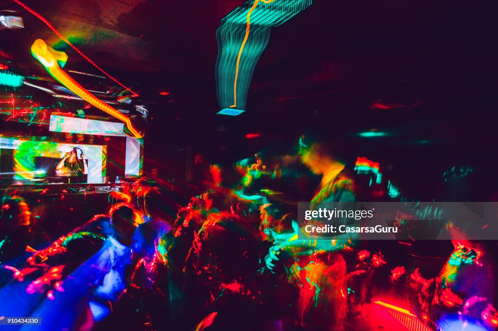 People Dancing in Nightclub