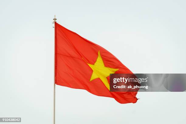 vietnam flag - vietnam flag stock pictures, royalty-free photos & images