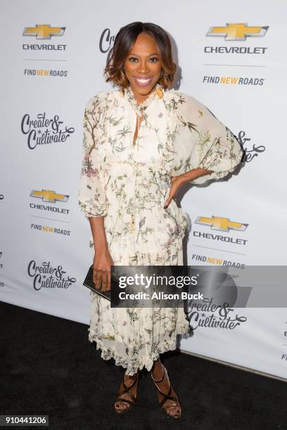 Actress Yvonne Orji attends Create & Cultivate and Chevrolet Host Create & Cultivate 100 on January 25, 2018 in Culver City, California.