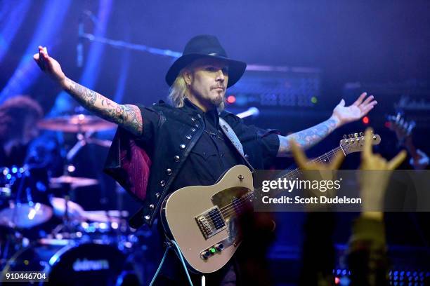 Guitarist John 5 performs onstage during Dimebash 2018 at The Observatory on January 25, 2018 in Santa Ana, California.