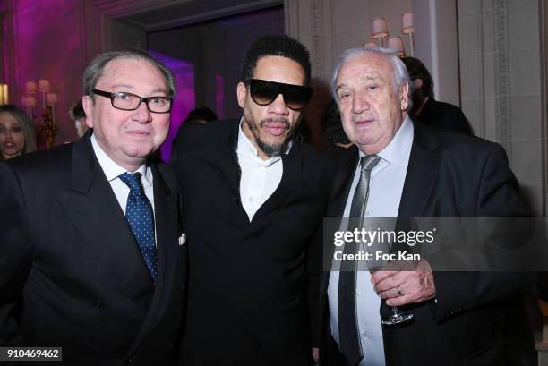 Faycal Bey de Tunisie, Best 2018 awarded Joey Starr and Marcel Campion attend the 41st "The Best" Award Ceremony in Paris - Paris Fashion Week -...