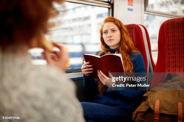 friends on train, london - england training session stock pictures, royalty-free photos & images