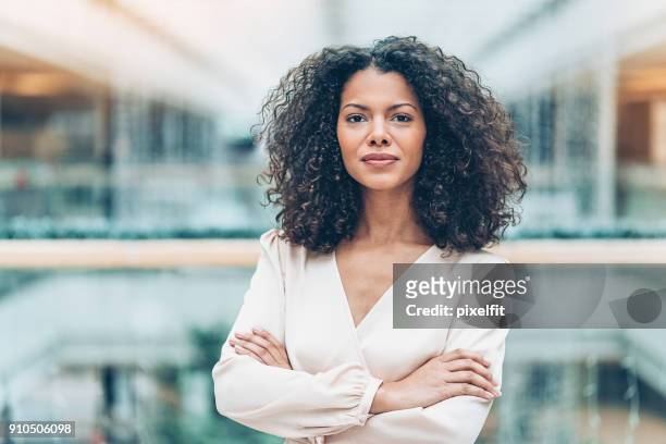portrait of a young african ethnicity businesswoman - responsibility stock pictures, royalty-free photos & images