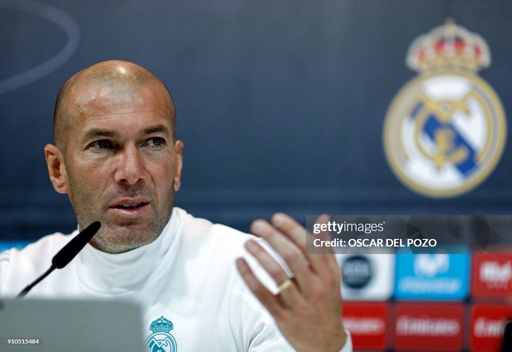 FBL-ESP-LIGA-REAL MADRID-PRESSER