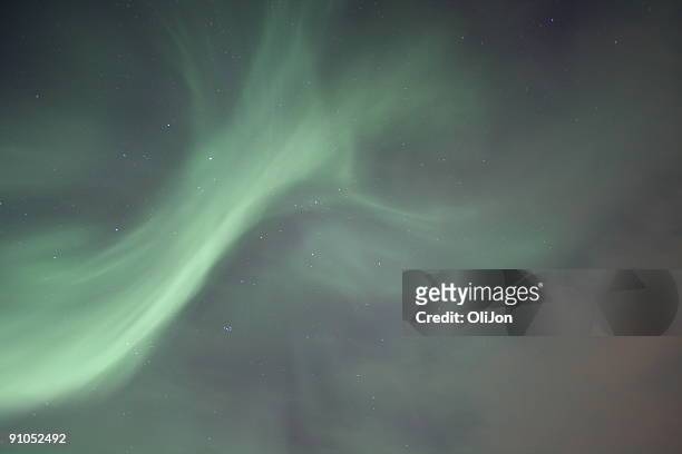northern lights - seven sisters cliffs stock pictures, royalty-free photos & images
