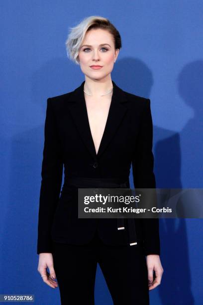 Evan Rachel Wood arrives at the 22nd Annual Critics' Choice Awards at Barker Hangar on December 11, 2016 in Santa Monica, California. EDITORS NOTE:...