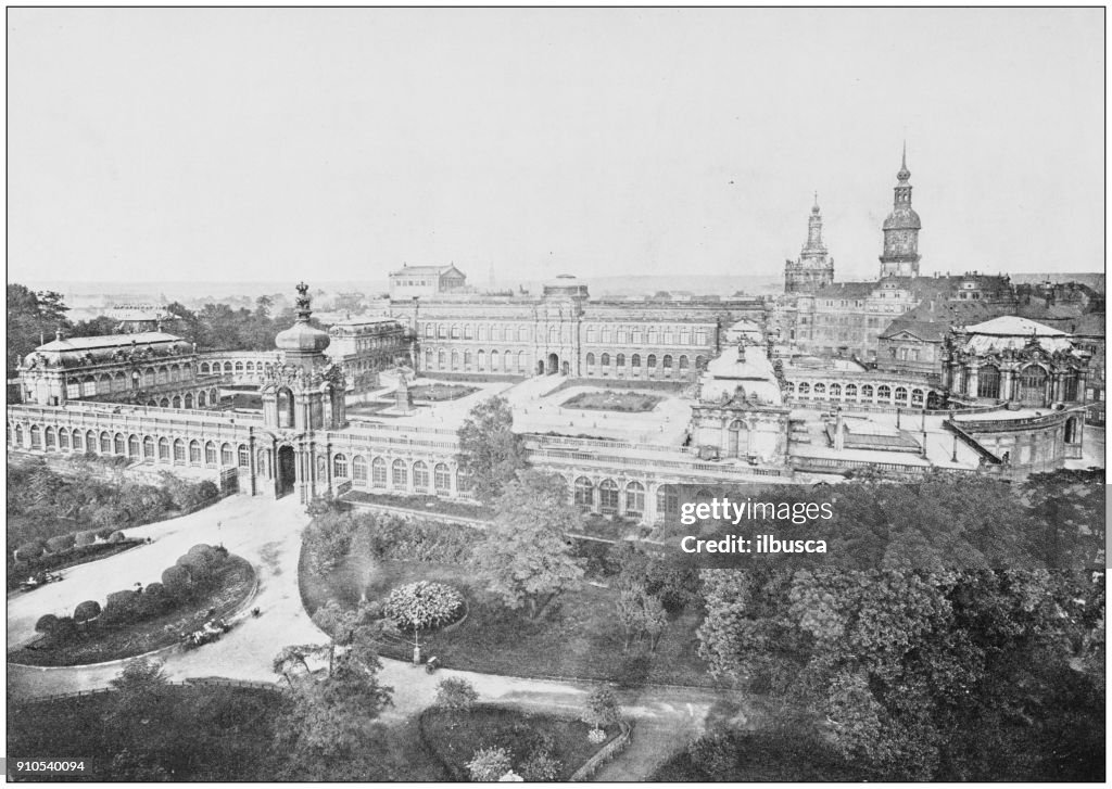 Fotografía antigua de sitios famosos del mundo: el Zwinger