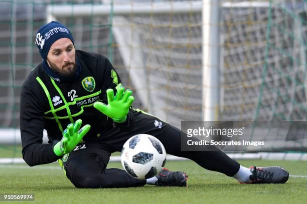 Robert Zwinkels of ADO Den Haag during the Training ADO Den Haag at the Cars Jeans Stadium on January 26, 2018 in Den Haag Netherlands