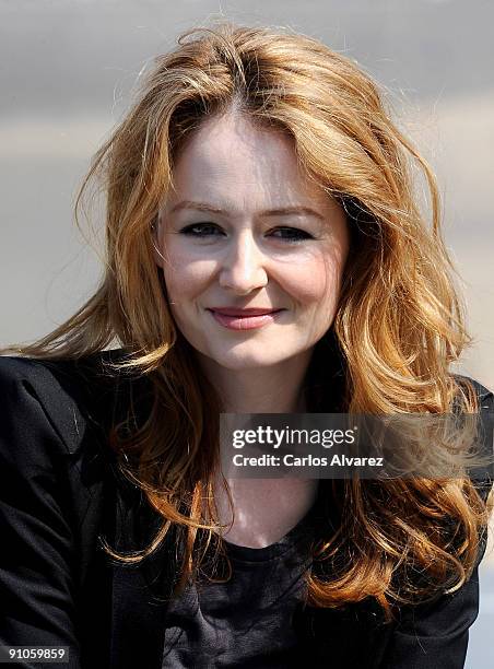 Actress Miranda Otto attends "Blessed" photocall at the Kursaal Palace during the 57th San Sebastian International Film Festival on September 23,...