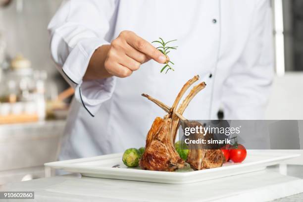 serving meat - rib food stock pictures, royalty-free photos & images