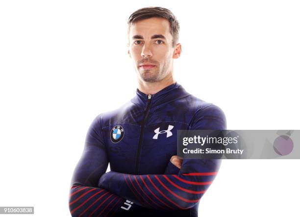 Winter Games Preview: Portrait of Matt Antoine posing during Team USA Media Summit photo shoot at Grand Summit Hotel. Park City, UT 9/24/2017 CREDIT:...