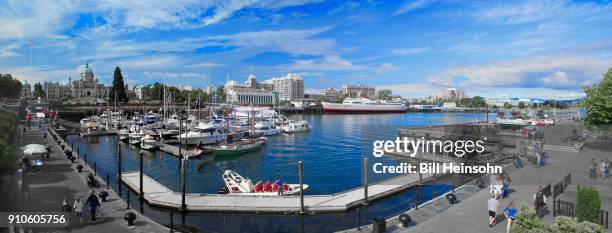 victoria harbour, british columbia - victoria harbour vancouver island stock pictures, royalty-free photos & images