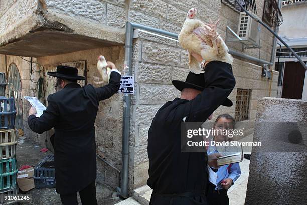 Kaparot Ritual Kaparot Ceremony Performed In Israel Photos and Premium High Res ...