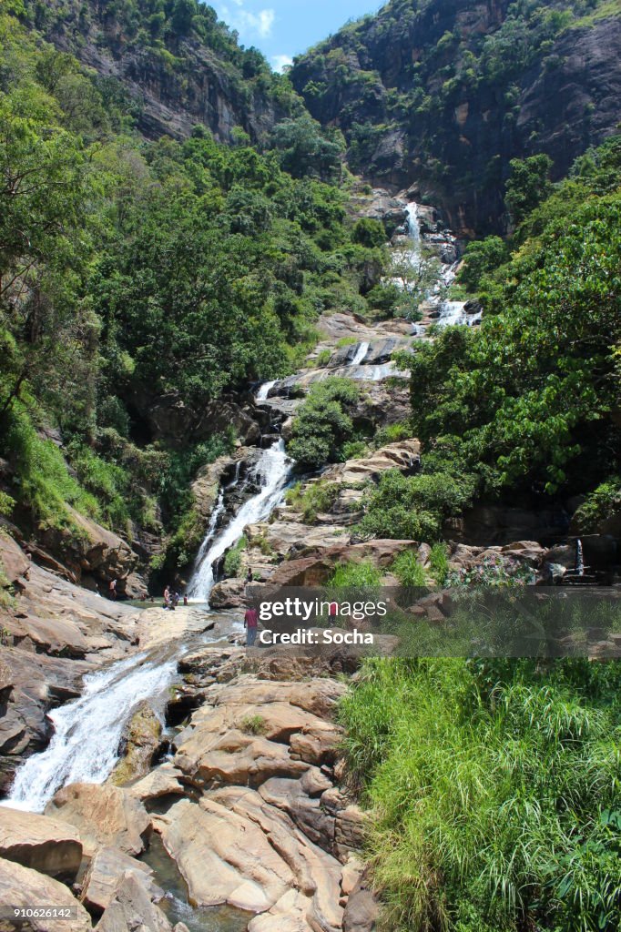 Ravana Falls near Ella on Sri Lanka
