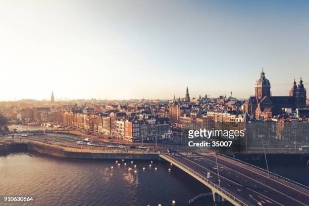 city of amsterdam, the netherlands - amsterdam stock pictures, royalty-free photos & images