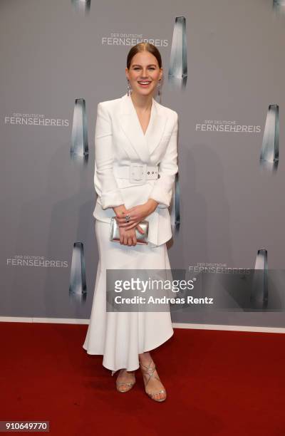 Alicia von Rittberg attends the German Television Award at Palladium on January 26, 2018 in Cologne, Germany.