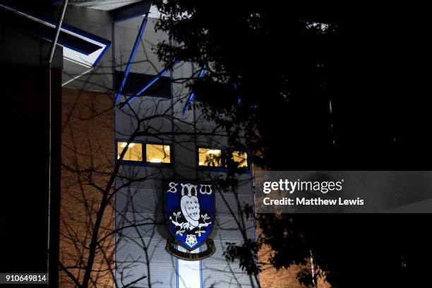 General view of the Hillsborough Stadium ahead of The Emirates FA Cup Fourth Round match between Sheffield Wednesday and Reading on January 26, 2018...