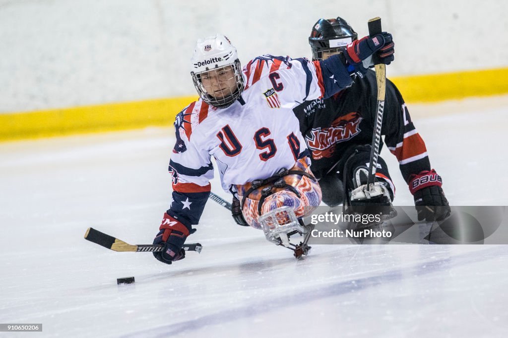 USA v Japan - Ice Hockey Paralympic Games