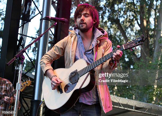 Musician Conor Oberst and the Mystic Valley Band performs onstage at the 2009 Outside Lands Music and Arts Festival at Golden Gate Park on August 29,...