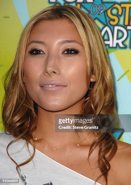Dichen Lachman arrives at the 2009 TCA Summer Tour's Fox All-Star Party at The Langham Resort on August 6, 2009 in Pasadena, California.