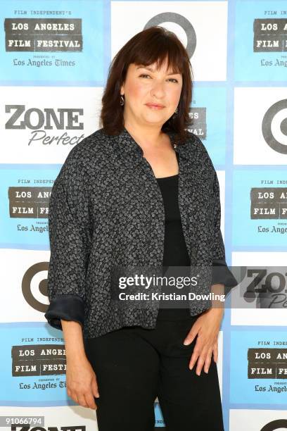 Actress Elizabeth Pena arrives for the 2009 Los Angeles Film Festival's Awards Brunch at the Hammer Museum on June 28, 2009 in Westwood, Los Angeles,...