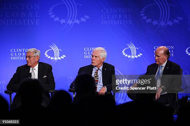 Eli Broad, founder the Eli and Edythe Broad Foundation , Ted Turner, Chairman of Turner Enterprises Inc. And Bob Wright, co-founder of Autism Speaks...