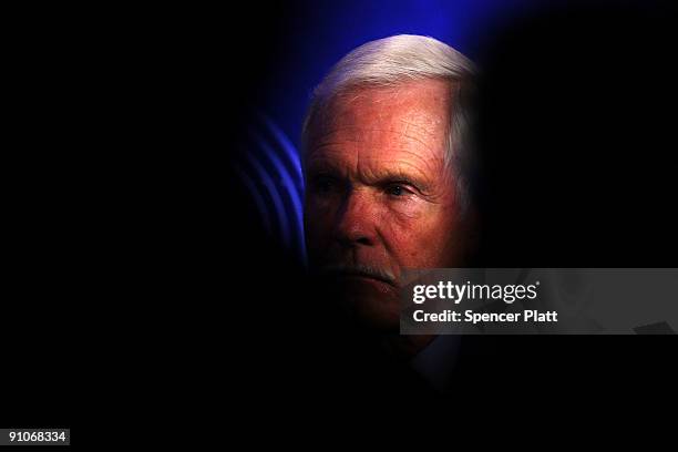 Ted Turner, Chairman of Turner Enterprises Inc. Participates on a panel September 23, 2009 at the Clinton Global Initiative in New York City. The...