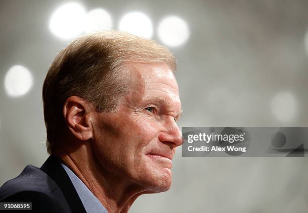 Sen. Bill Nelson listens during a mark up hearing before the U.S. Senate Finance Committee on Capitol Hill September 23, 2009 in Washington, DC....