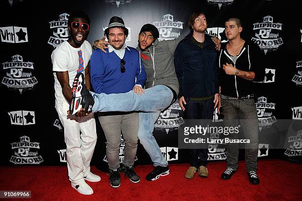 Gym Class Heroes attend the 2009 VH1 Hip Hop Honors at the Brooklyn Academy of Music on September 23, 2009 in the Brooklyn borough of New York City.